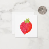 Strandbeerenkarte Mitteilungskarte (Vorderseite/Rückseite Beispiel)