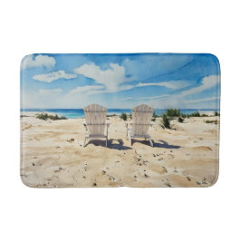 Strandbetrachtungsstühle Badezimmerteppich Badematte