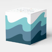 Strandbezogene Gefälligkeitsboxen - Blue Wave Geschenkschachtel (Vorderseite)