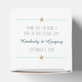 Strandbezogene Gefälligkeitsboxen - Blue Wave Geschenkschachtel (Oben)