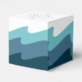 Strandbezogene Gefälligkeitsboxen - Blue Wave Geschenkschachtel (Rückseite)