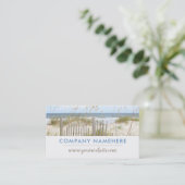 Strandbezogene Visitenkarten Visitenkarte (Stehend Vorderseite)
