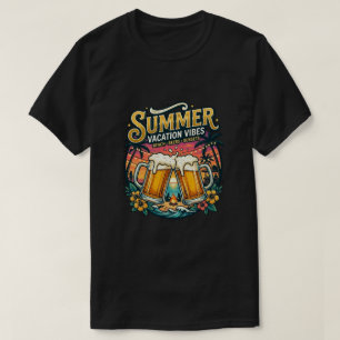 Strandbiere und Sonnenuntergänge - Sommerurlaubspa T-Shirt