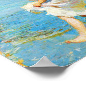 Strandbild Kunst von Edward Henry Potthast Poster (Ecke)