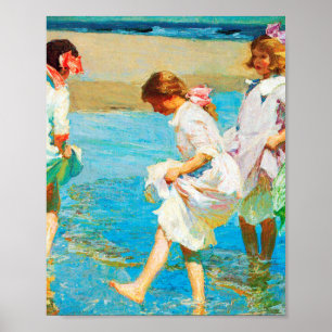 Strandbild Kunst von Edward Henry Potthast Poster