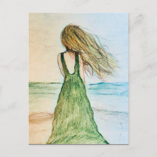 Strandbild Schöne Postkarte