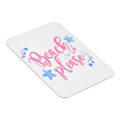 Strandbitte Magnet (Rechte Seite)