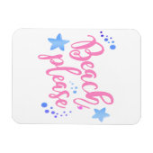 Strandbitte Magnet (Horizontal)