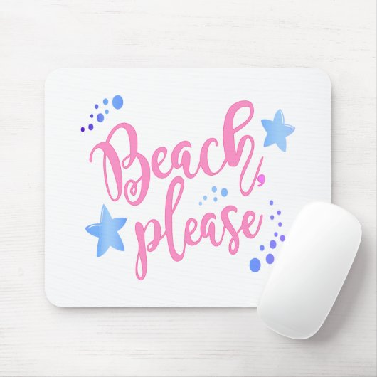 Strandbitte Mousepad (Mit Mouse)