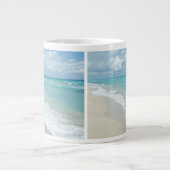 Strandblick für extreme Entspannung Jumbo-Tasse (Vorderseite)