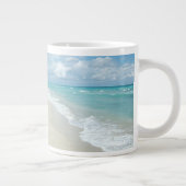 Strandblick für extreme Entspannung Jumbo-Tasse (Rechts)