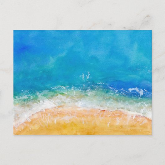 Strandblick Postkarte (Vorderseite)