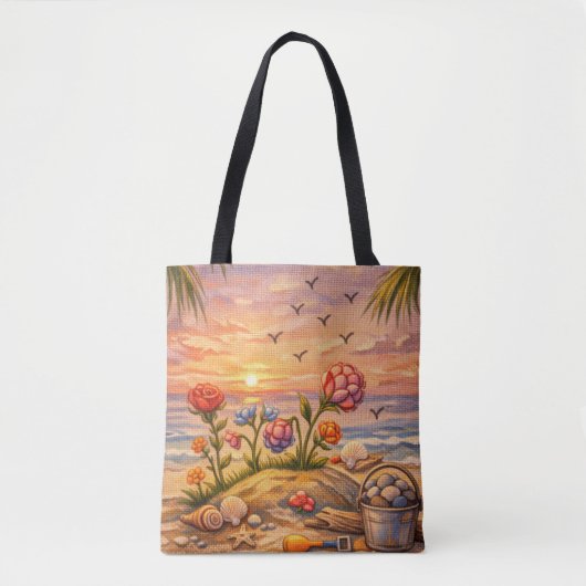 Strandblüten Tasche (Vorderseite)