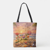 Strandblüten Tasche (Rückseite)