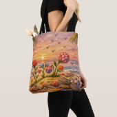 Strandblüten Tasche (Von Nahem)
