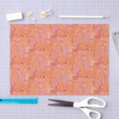 Strandboho-Seegras Orange Seidenpapier (Handwerk)