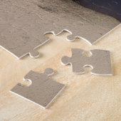 Strandboot am Sandstrand | AI Generated Art Puzzle (Seite)