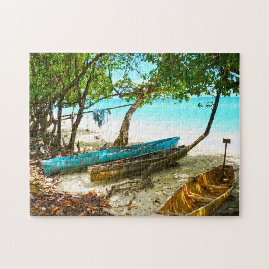 Strandboote Jamaika. Puzzle (Horizontal)