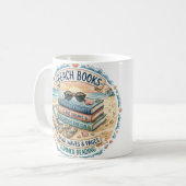 Strandbücher Sommerlese-Design  Kaffeetasse (Vorderseite Links)