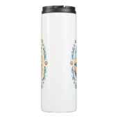 Strandbücher Sommerlesedesign Thermosbecher (Rückseite)