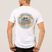 Strandbücher Sommerlesedesign Tri-Blend Shirt (Rückseite)