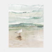 Strandbucht Fleecedecke (Vorderseite)