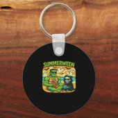 Strandbugeymen - Retro Summerween Vibes Class Schlüsselanhänger (Vorderseite)