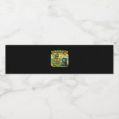 Strandbugeymen - Retro Summerween Vibes Class Wasserflaschenetikett (Einzelnes Label)