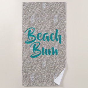 Strandbum Meerwasser Strand Sandstrand Handtuch