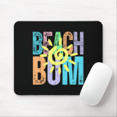 Strandbummler Distressed Sommerurlaub Strandleben Mousepad (Mit Mouse)