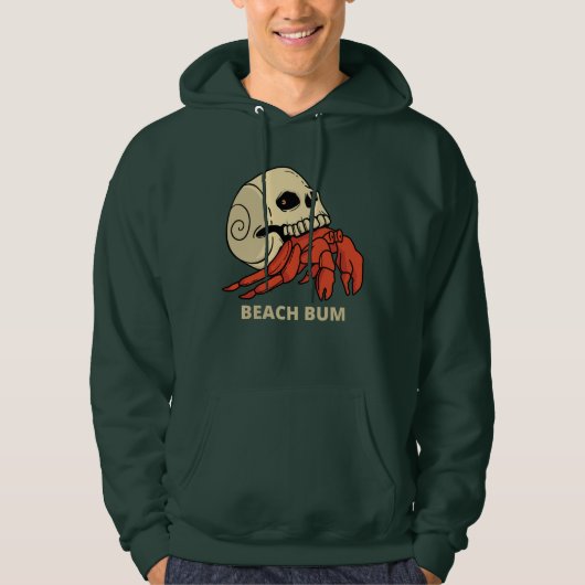 Strandbumser-Schweißhemd Hoodie (Vorderseite)