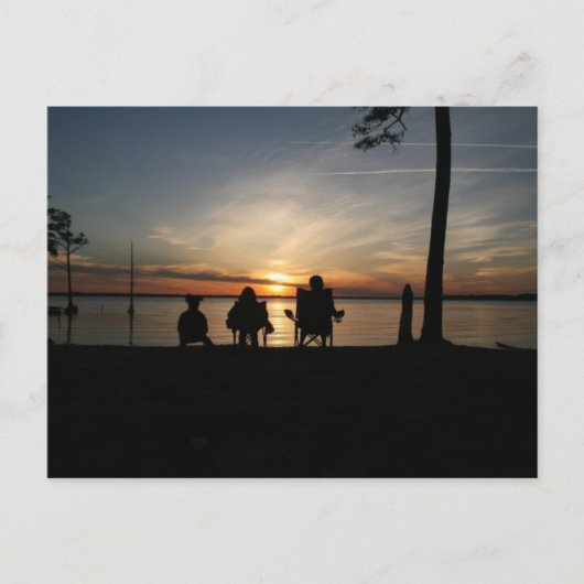 Strandcamping Postkarte (Vorderseite)