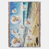 StrandCorgis Decke (Vorderseite Vertikal)