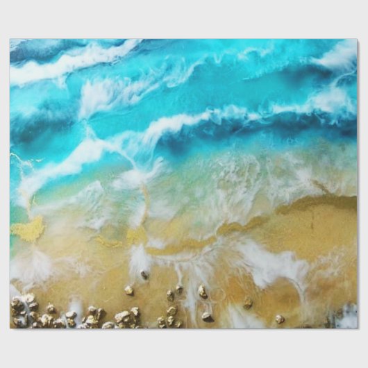 Stranddecouvert Geschenkpapier (Flach)