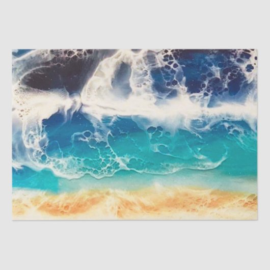 Stranddecouvert Seidenpapier (Vorderseite)