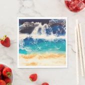 Stranddekoupage Serviette (Beispiel)