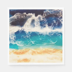 Stranddekoupage Serviette