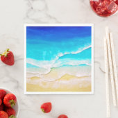 Stranddekoupage Serviette (Beispiel)