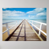 Stranddock Ocean Print Poster Artwork Mural (Vorne)