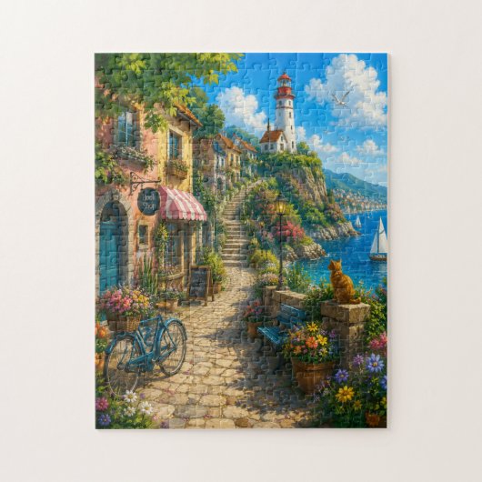 Stranddorf-Escape-Puzzle Puzzle (Vertikal)