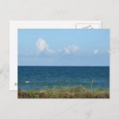 Stranddune mit blauem Wasser und Himmel, Florida Postkarte (Vorne/Hinten)