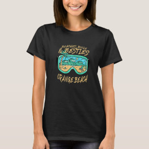 Strände Alkohol und beste Freundinnen Orange Beach T-Shirt