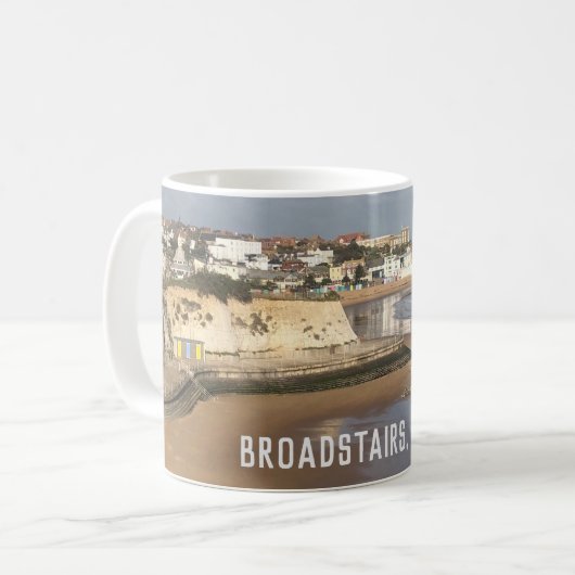 Strände am Broadstairs in Kent Kaffeetasse (Vorderseite Links)