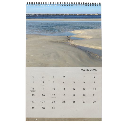 Strände an der Ostküste von Florida Kalender (Mär 2026)