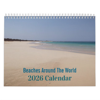 Strände auf der ganzen Welt 2026 Kalender