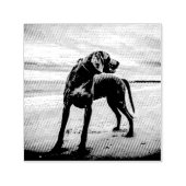 Strande auf Weimaraner Permastempel (Design)