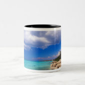 Strände, Barahona, Dominikanische Republik, 2 Zweifarbige Tasse (Mittel)