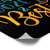 Strände Boost and Besties Funny Beach Lover Sommer Poster (Ecke)