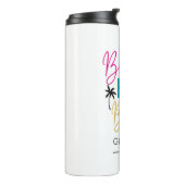 Strände Booze and Besties Personalisiert, Girls Tr Thermosbecher (Nach links gedreht)