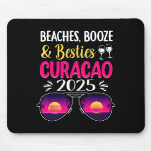 Strände Booze Besties Curacao 2025 Vacay Beach Tri Mousepad